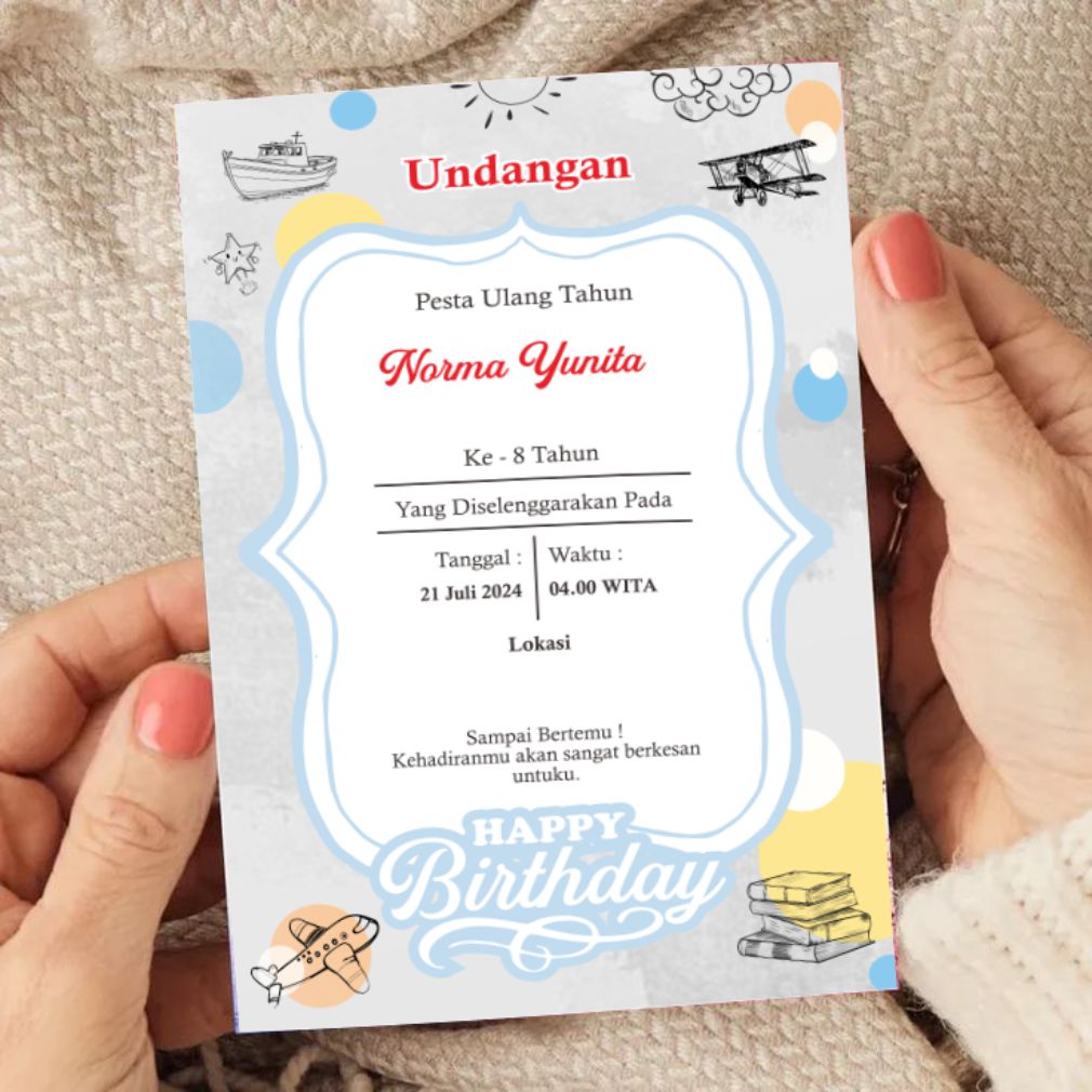 Undangan Ulang tahun